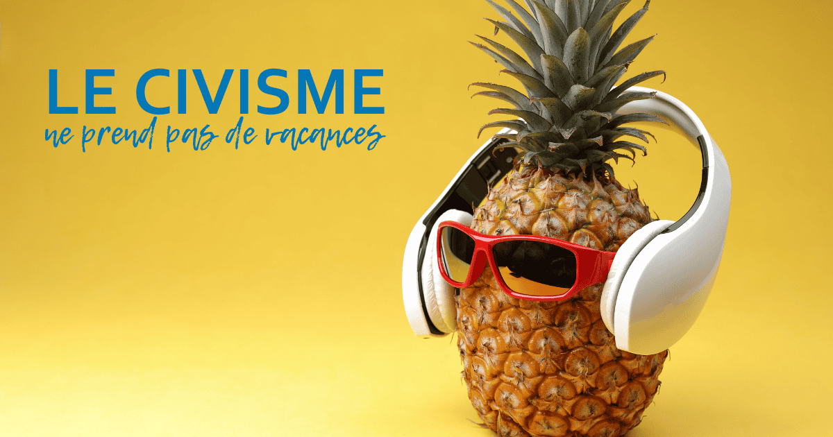 Titre de l'article sur un visuel avec un ananas qui a des lunettes soleil et des écouteurs